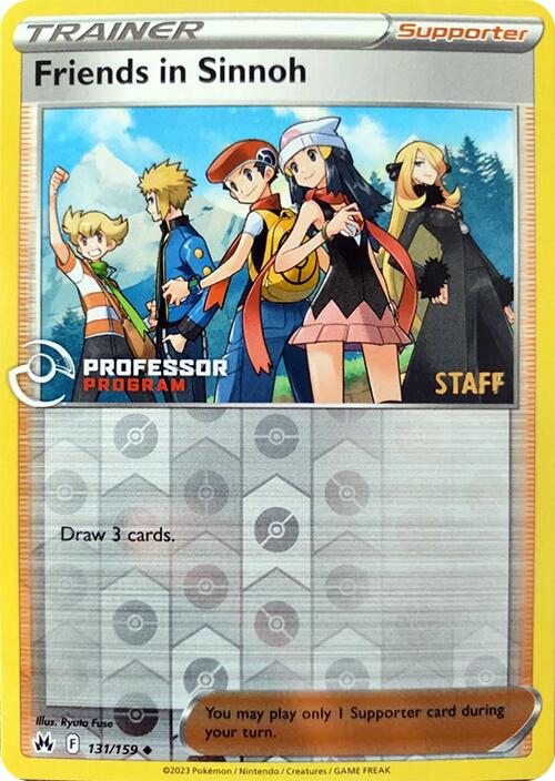 Friends in Sinnoh (131/159) (2023 Staff) [Professor Program Promos] | RetroPlay Games