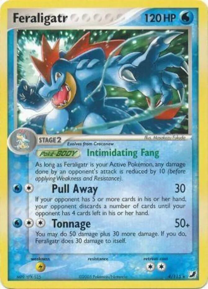 Feraligatr (4/115) (Theme Deck Exclusives) [EX: Unseen Forces] | RetroPlay Games