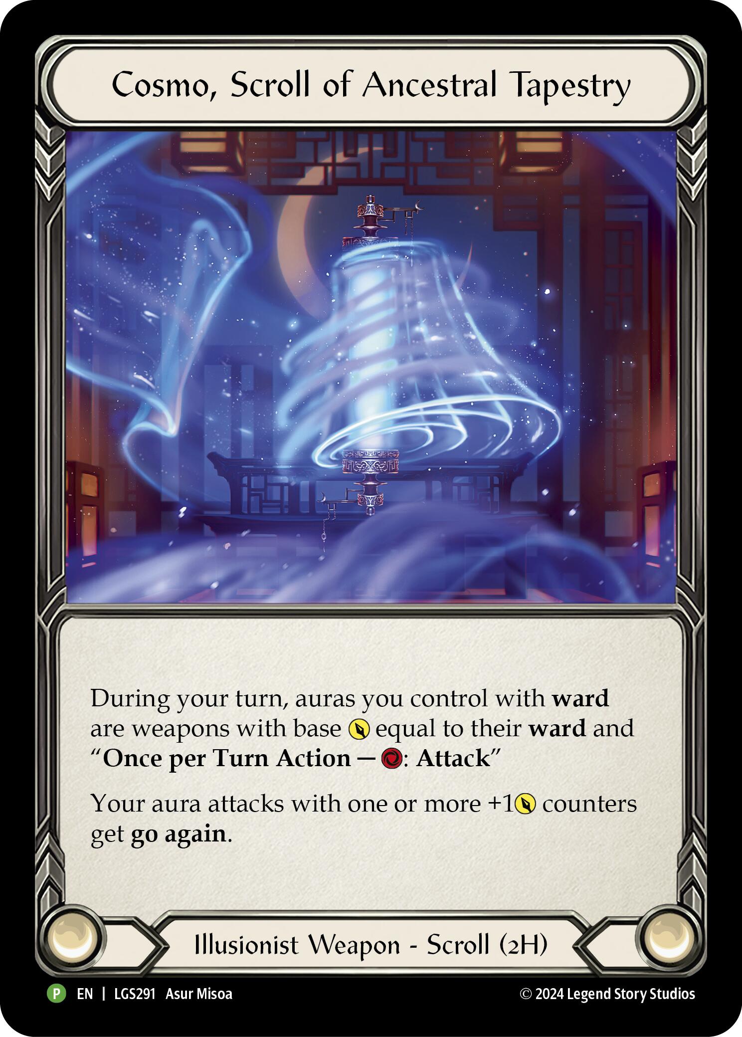Cosmo, Scroll of Ancestral Tapestry [LGS291] (Promo)  Rainbow Foil | RetroPlay Games
