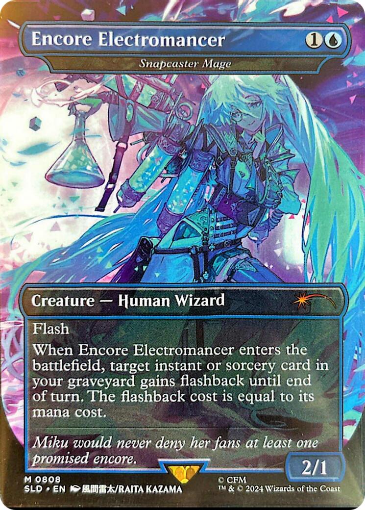 Encore Electromancer - Snapcaster Mage (Rainbow Foil) [Secret Lair Drop Series] | RetroPlay Games