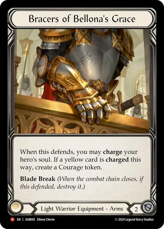 Bracers of Bellona's Grace [ASB005] (Armory Deck: Boltyn)  Rainbow Foil | RetroPlay Games