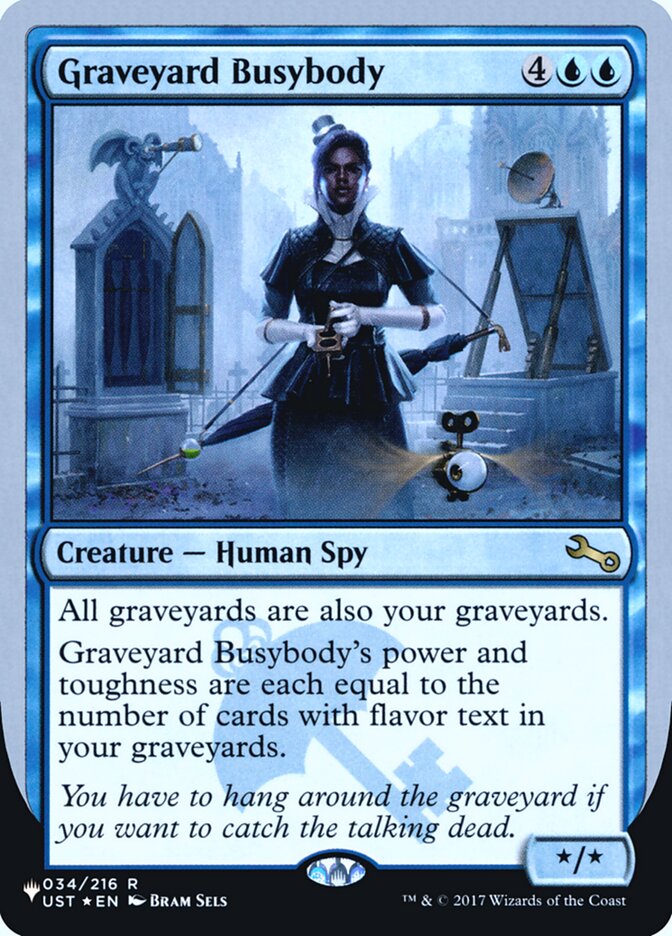 Graveyard Busybody (Unfinity Foil Edition) [The List] | RetroPlay Games