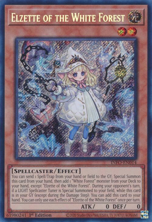 Elzette of the White Forest [INFO-EN014] Secret Rare | RetroPlay Games