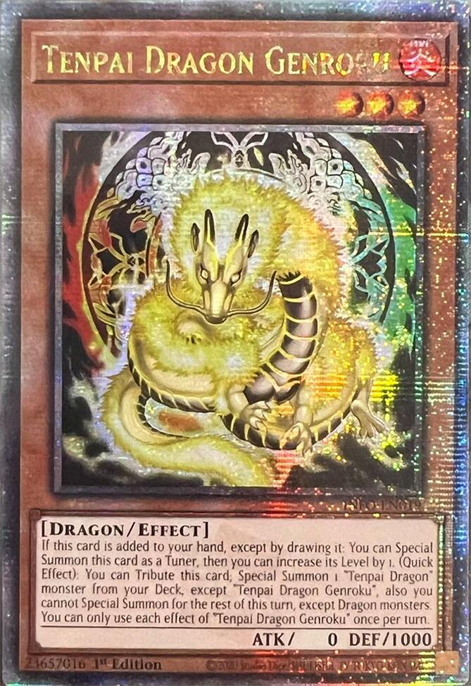 Tenpai Dragon Genroku (Quarter Century Secret Rare) [INFO-EN019] Quarter Century Secret Rare | RetroPlay Games