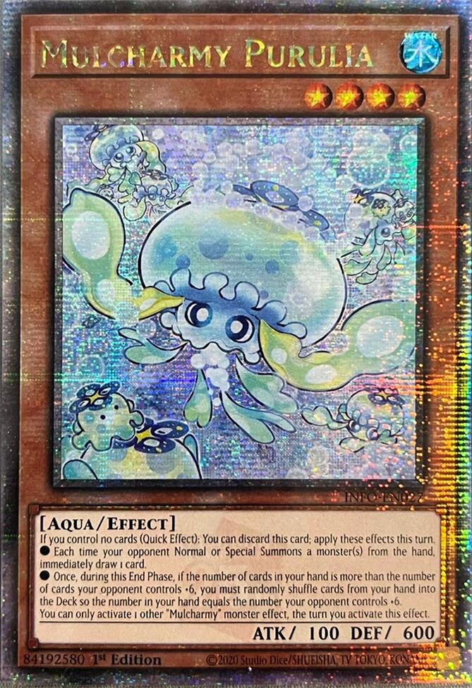 Mulcharmy Purulia (Quarter Century Secret Rare) [INFO-EN027] Quarter Century Secret Rare | RetroPlay Games