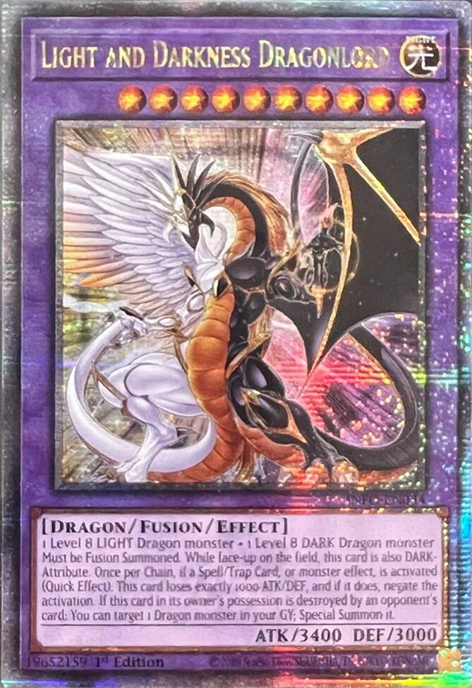 Light and Darkness Dragonlord (Quarter Century Secret Rare) [INFO-EN034] Quarter Century Secret Rare | RetroPlay Games