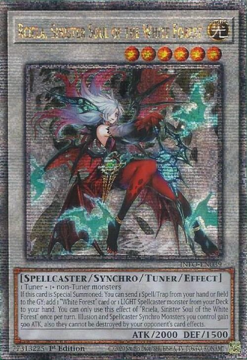 Rciela, Sinister Soul of the White Forest (Quarter Century Secret Rare) [INFO-EN039] Quarter Century Secret Rare | RetroPlay Games