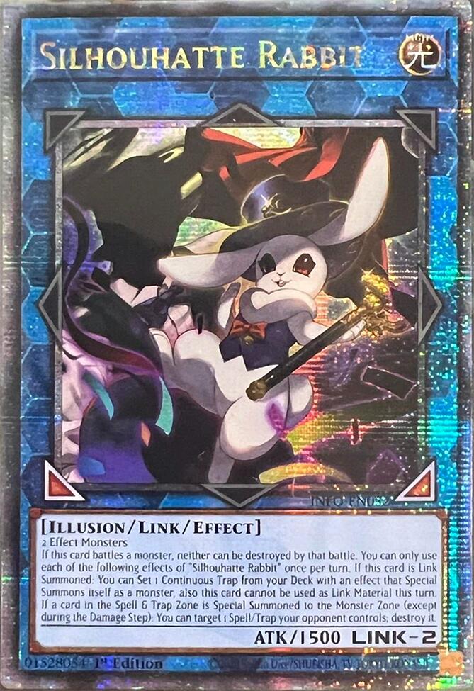 Silhouhatte Rabbit (Quarter Century Secret Rare) [INFO-EN052] Quarter Century Secret Rare | RetroPlay Games