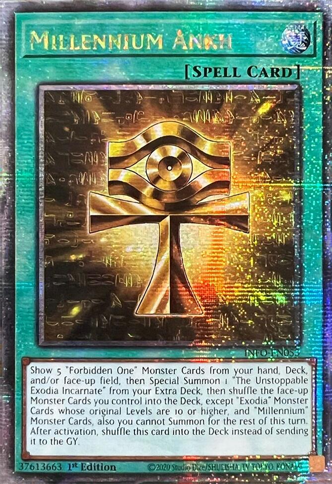 Millennium Ankh (Quarter Century Secret Rare) [INFO-EN053] Quarter Century Secret Rare | RetroPlay Games