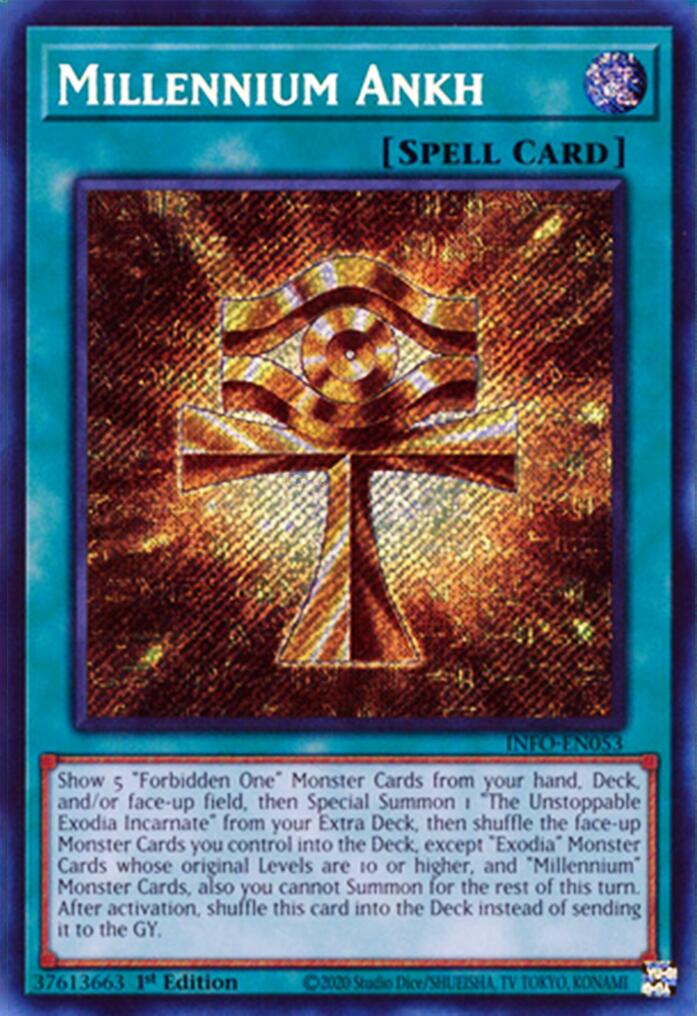 Millennium Ankh [INFO-EN053] Secret Rare | RetroPlay Games