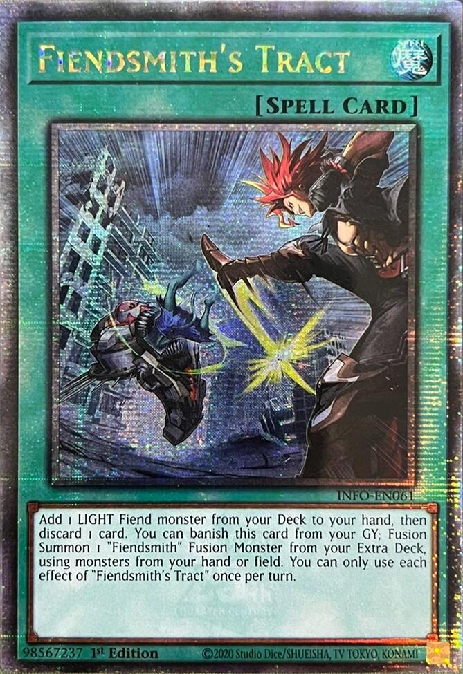 Fiendsmith's Tract (Quarter Century Secret Rare) [INFO-EN061] Quarter Century Secret Rare | RetroPlay Games