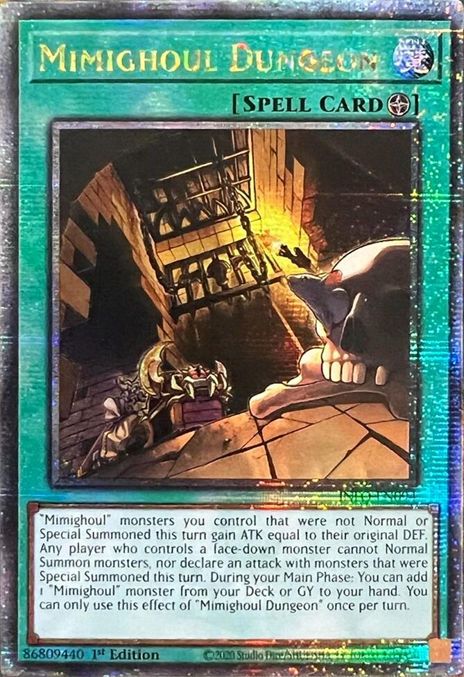 Mimighoul Dungeon (Quarter Century Secret Rare) [INFO-EN094] Quarter Century Secret Rare | RetroPlay Games