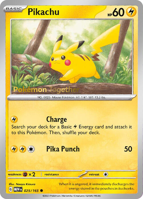 Pikachu (025/165) (PokePost Promo) [Scarlet & Violet: 151] | RetroPlay Games