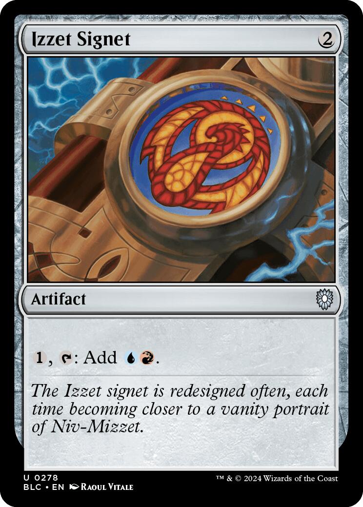 Izzet Signet [Bloomburrow Commander] | RetroPlay Games