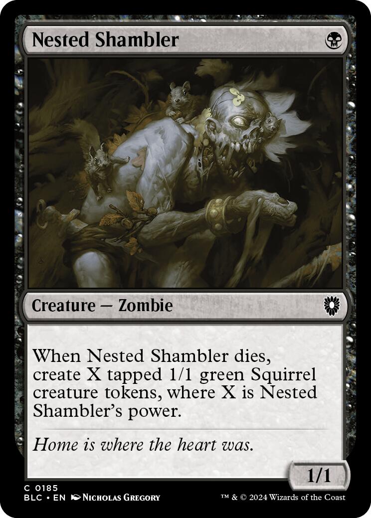 Nested Shambler [Bloomburrow Commander] | RetroPlay Games