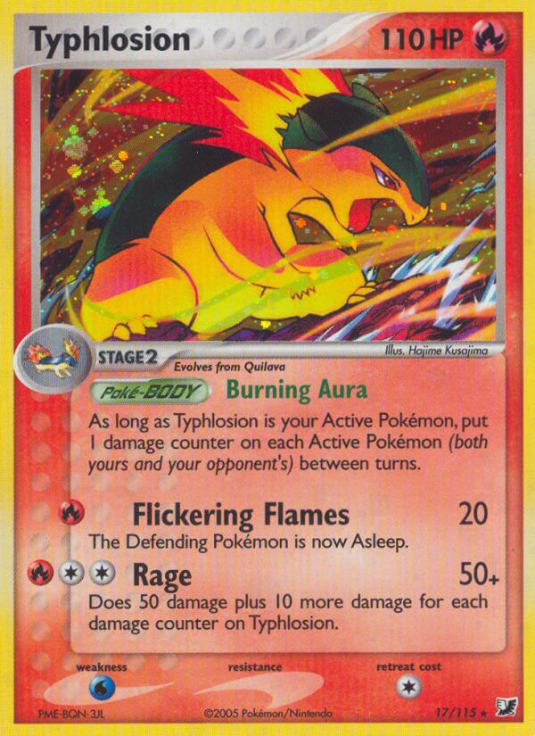 Typhlosion(17/115) (Theme Deck Exclusive) [EX: Unseen Forces] | RetroPlay Games