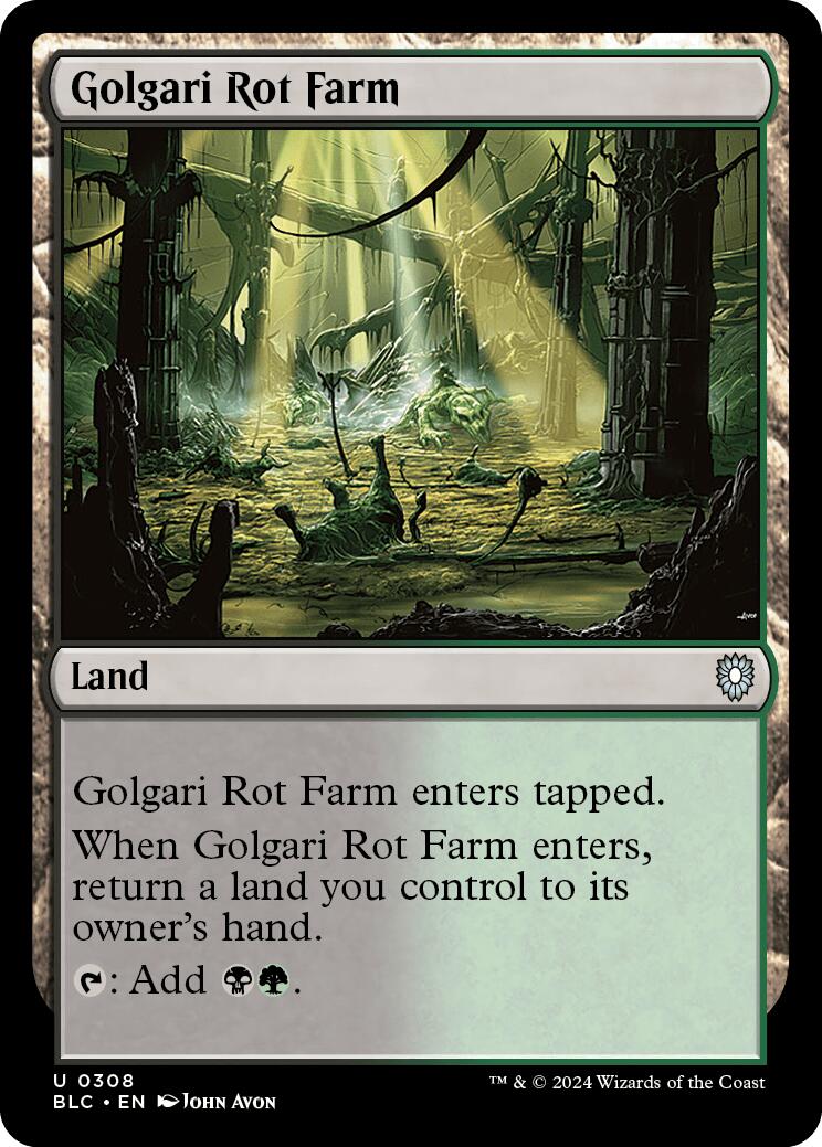 Golgari Rot Farm [Bloomburrow Commander] | RetroPlay Games