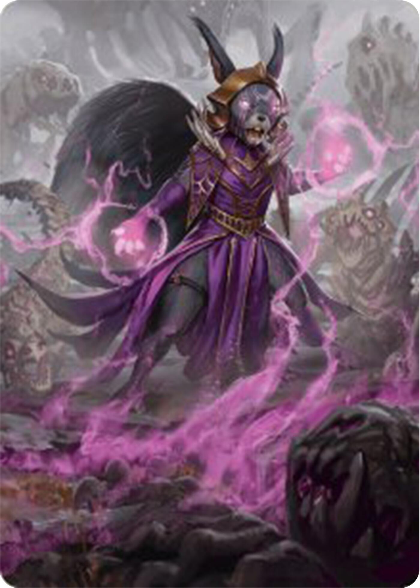 Liliana of the Dark Realms Art Card [Bloomburrow Art Series] | RetroPlay Games