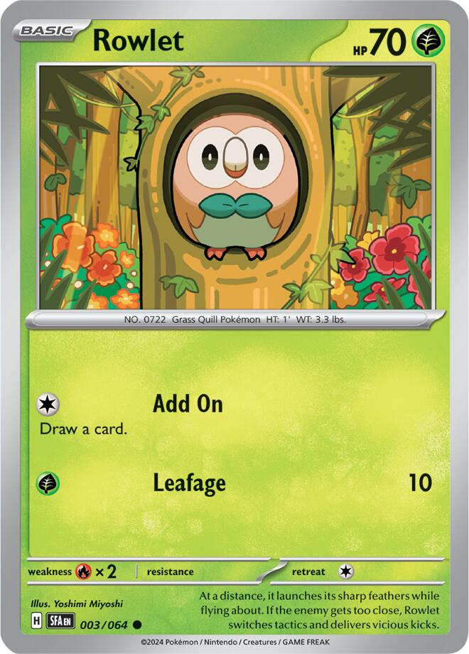 Rowlet (003/064) [Scarlet & Violet: Shrouded Fable] | RetroPlay Games