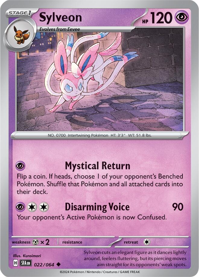 Sylveon (022/064) [Scarlet & Violet: Shrouded Fable] | RetroPlay Games