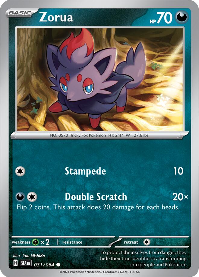 Zorua (031/064) [Scarlet & Violet: Shrouded Fable] | RetroPlay Games