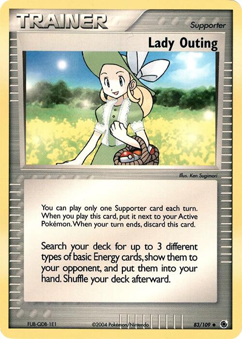 Lady Outing (83/109) (Theme Deck Exclusive) [EX: Ruby & Sapphire] | RetroPlay Games