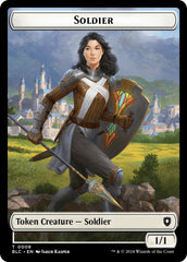 Soldier // Citizen Double-Sided Token [Bloomburrow Commander Tokens] | RetroPlay Games