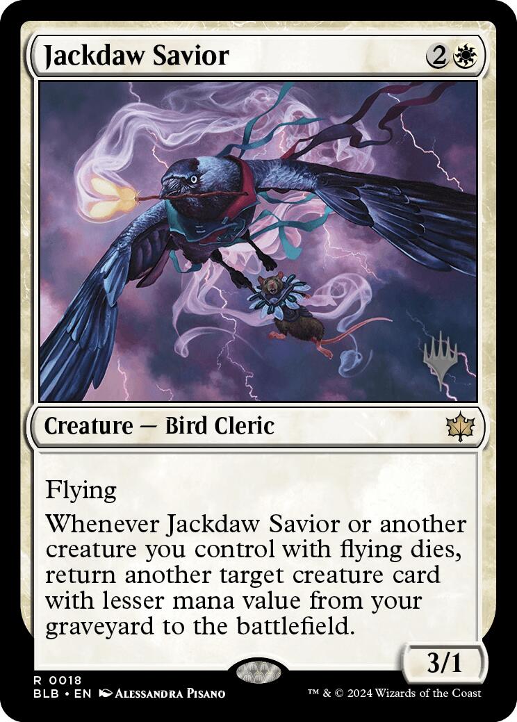 Jackdaw Savior (Promo Pack) [Bloomburrow Promos] | RetroPlay Games