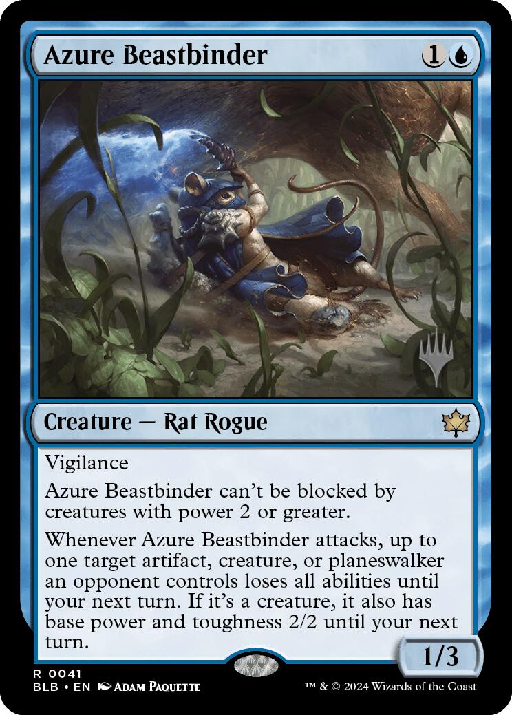 Azure Beastbinder (Promo Pack) [Bloomburrow Promos] | RetroPlay Games