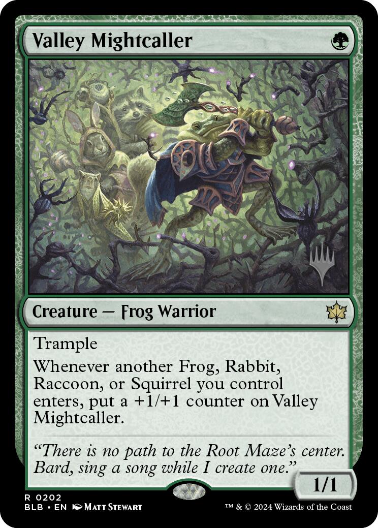 Valley Mightcaller (Promo Pack) [Bloomburrow Promos] | RetroPlay Games