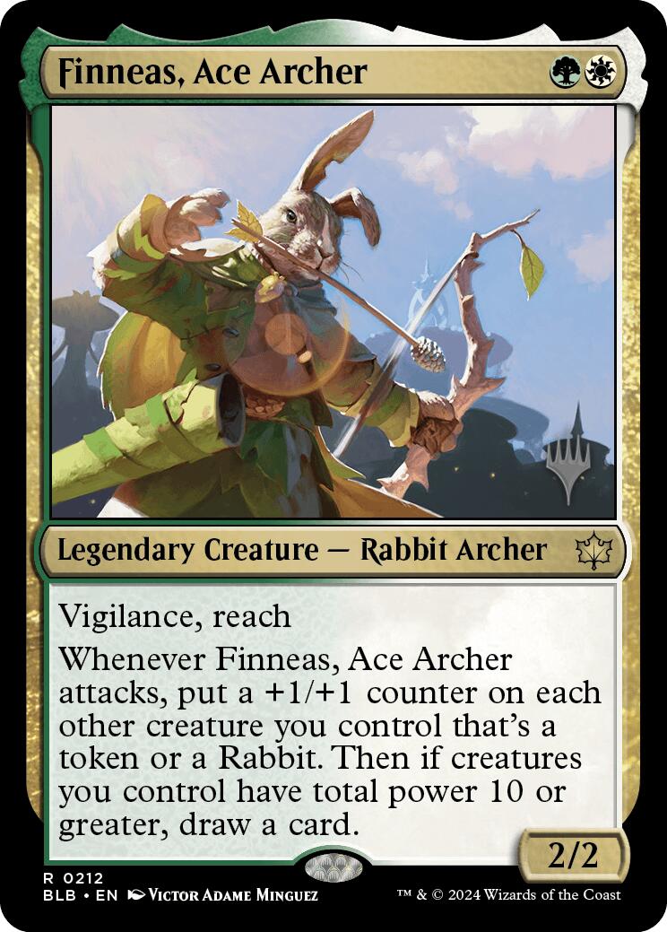 Finneas, Ace Archer (Promo Pack) [Bloomburrow Promos] | RetroPlay Games