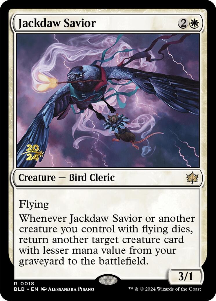 Jackdaw Savior [Bloomburrow Prerelease Promos] | RetroPlay Games