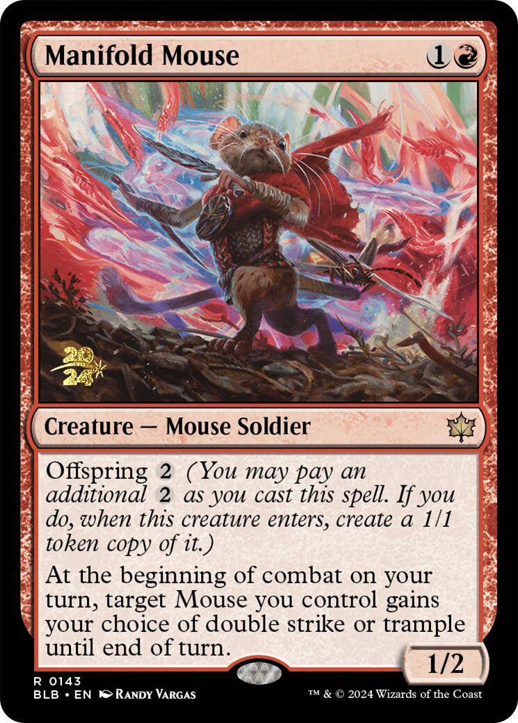 Manifold Mouse [Bloomburrow Prerelease Promos] | RetroPlay Games