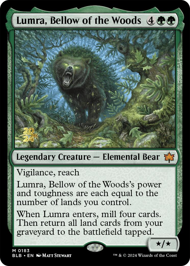 Lumra, Bellow of the Woods [Bloomburrow Prerelease Promos] | RetroPlay Games