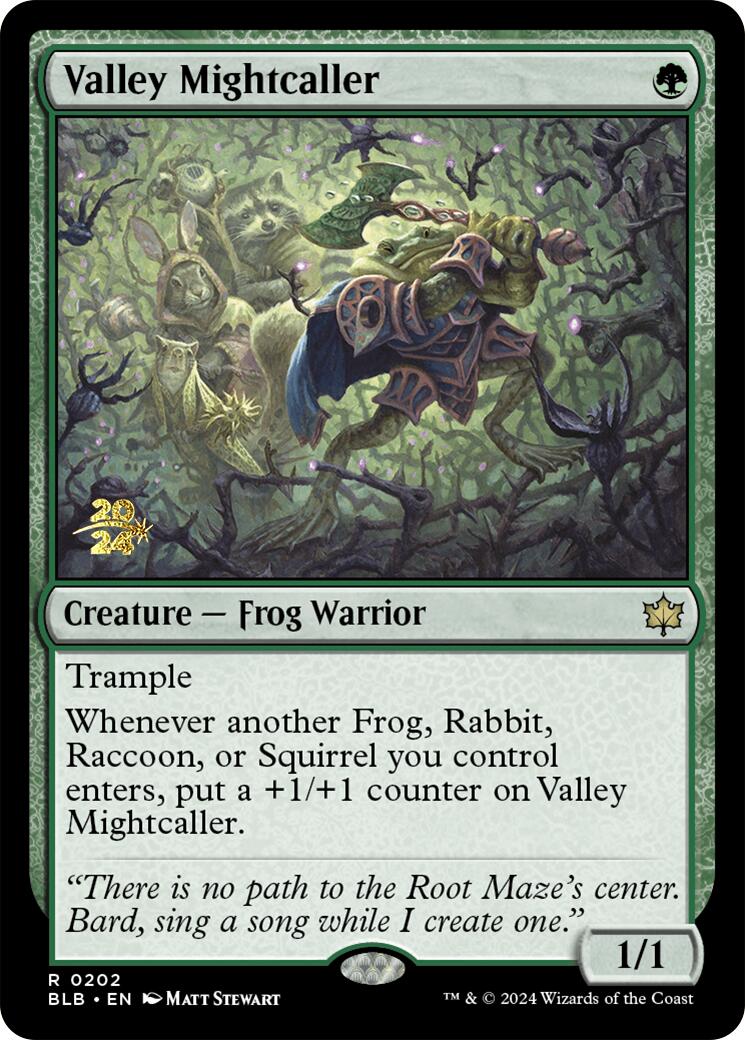 Valley Mightcaller [Bloomburrow Prerelease Promos] | RetroPlay Games