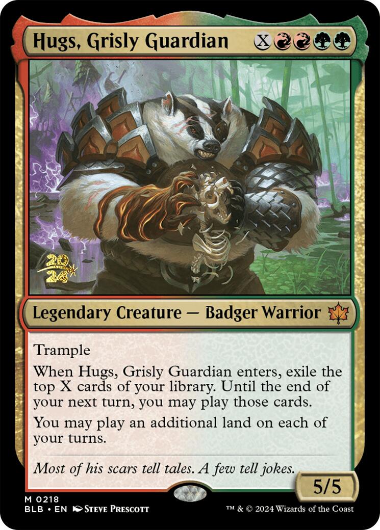 Hugs, Grisly Guardian [Bloomburrow Prerelease Promos] | RetroPlay Games