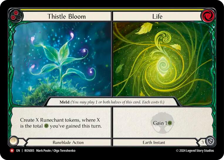 Thistle Bloom // Life [ROS005] (Rosetta)  Rainbow Foil | RetroPlay Games