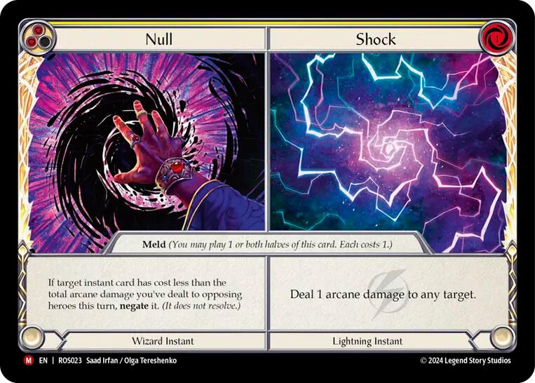 Null // Shock [ROS023] (Rosetta)  Rainbow Foil | RetroPlay Games