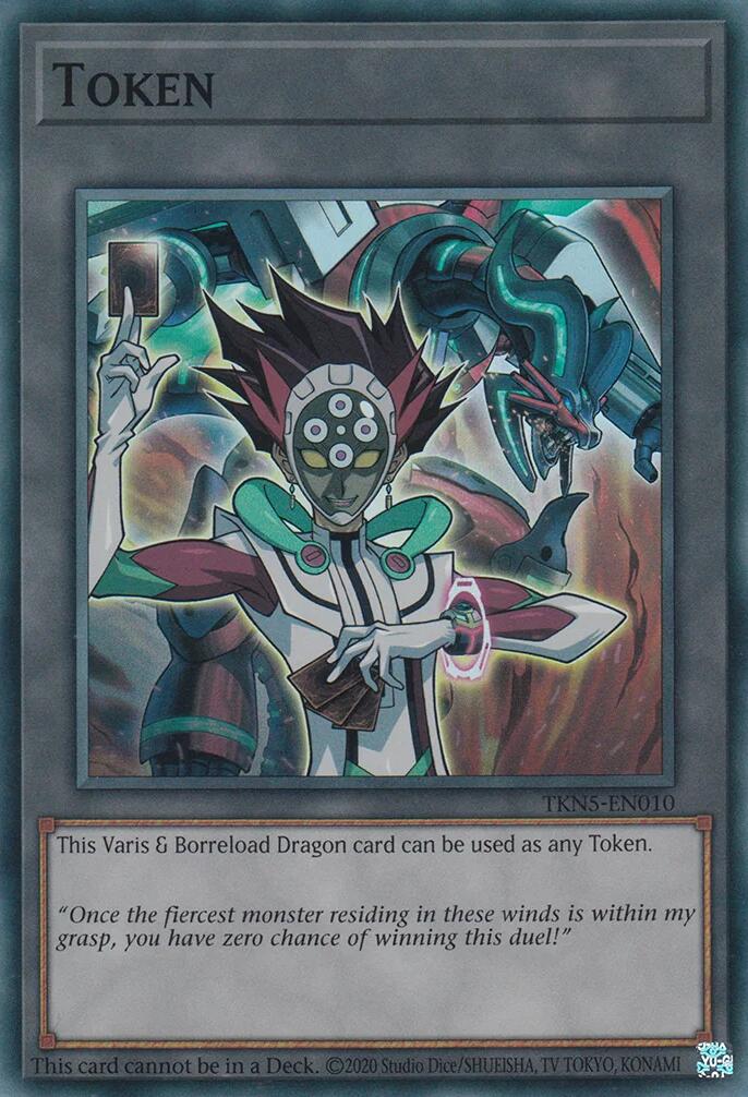 Token: Varis and Borreload Dragon [TKN5-EN010] Super Rare | RetroPlay Games
