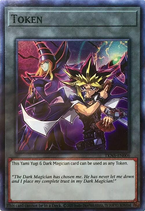 Token: Yami Yugi & Dark Magician [TKN5-EN006] Super Rare | RetroPlay Games