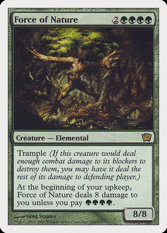 Force of Nature (9th Edition) [Oversize Cards] | RetroPlay Games