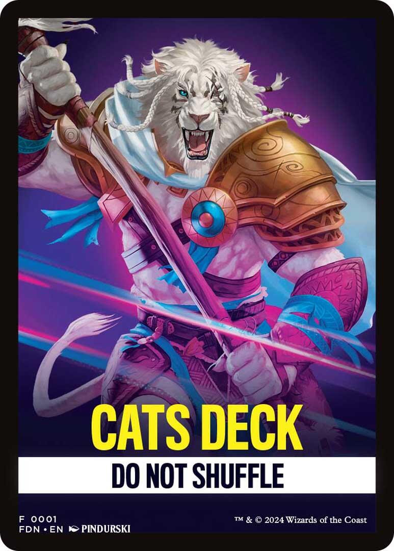 Cats Deck Theme Card [Foundations] | RetroPlay Games