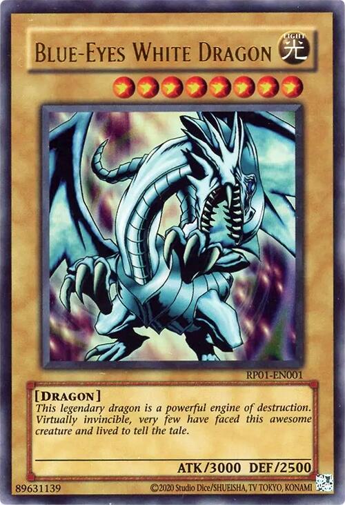 Blue-Eyes White Dragon [RP01-EN001] Ultra Rare | RetroPlay Games