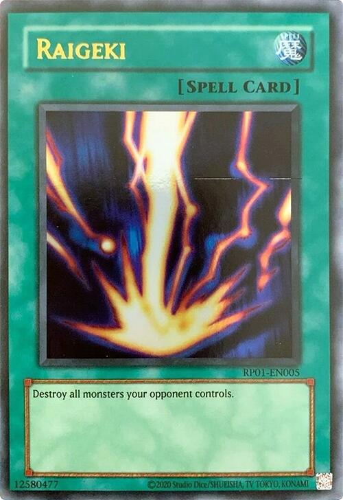 Raigeki [RP01-EN005] Ultra Rare | RetroPlay Games