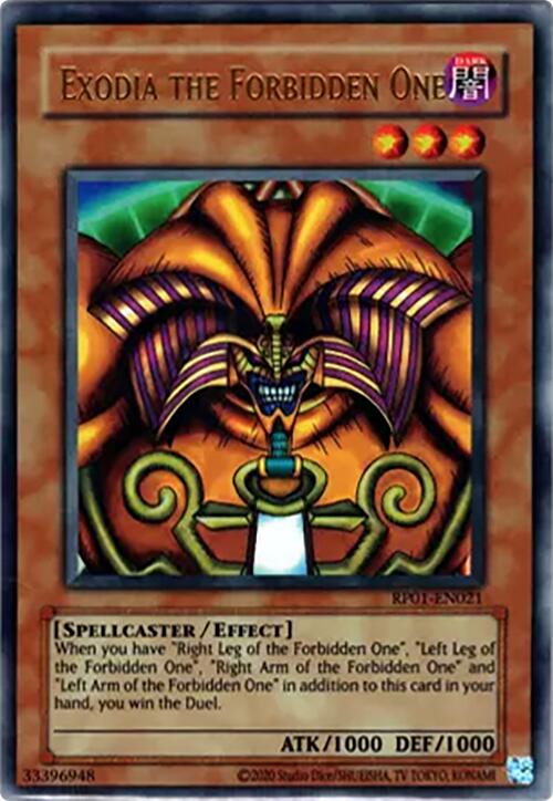 Exodia the Forbidden One [RP01-EN021] Ultra Rare | RetroPlay Games