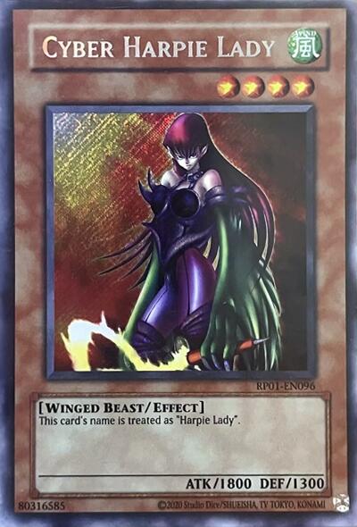 Cyber Harpie Lady [RP01-EN096] Secret Rare | RetroPlay Games