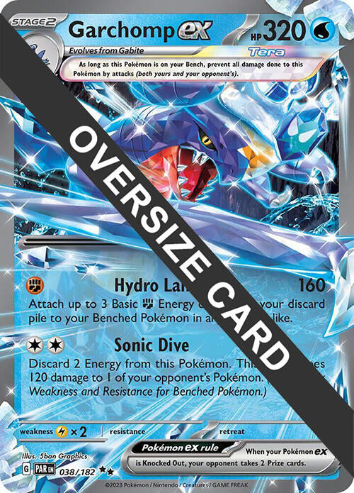 Garchomp ex (038) (Jumbo Card) [Scarlet & Violet: Black Star Promos] | RetroPlay Games