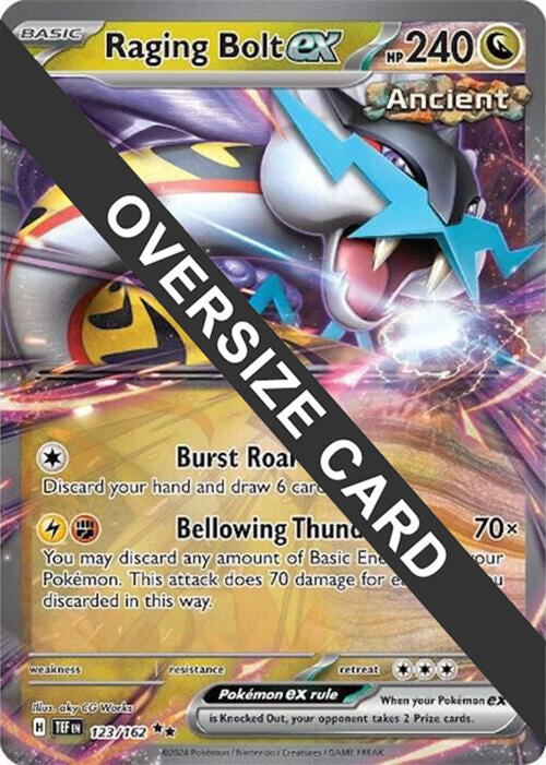 Raging Bolt ex (123) (Jumbo Card) [Scarlet & Violet: Black Star Promos] | RetroPlay Games