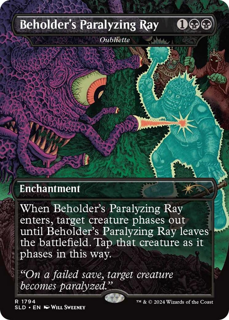 Beholder's Paralyzing Ray - Oubliette [Secret Lair Drop Series] | RetroPlay Games