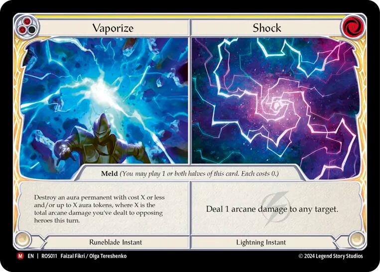 Vaporize // Shock [ROS011] (Rosetta)  Rainbow Foil | RetroPlay Games